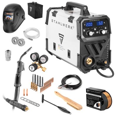 Stahlwerk Schweißgerät MIG MAG 200 ST PLUS Vollausstattung IGBT Inverter 200 A
