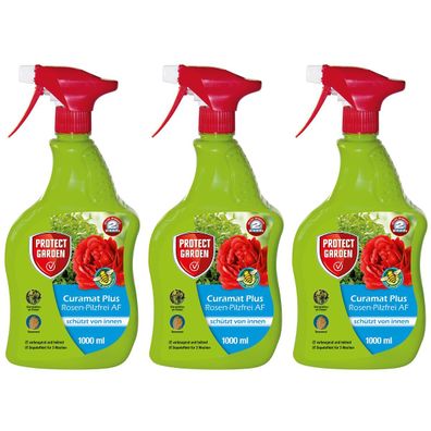 Protect GARDEN Curamat Plus Rosen-Pilzfrei AF 1 Liter anwendungsfertig x 3