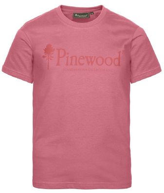 Pinewood 6445 Outdoor Life Kids T-Shirt Lantana Pink (839)