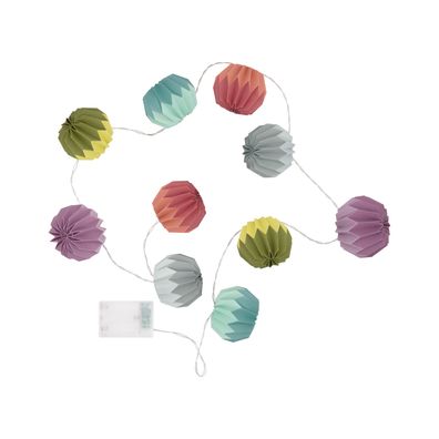 Papierlichterkette "Yazz" Fensterdeko USB Ornamente - Remember