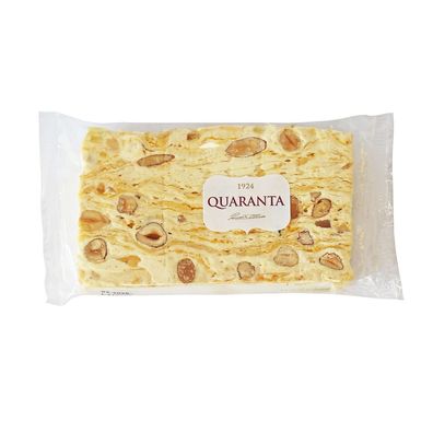 Italienisches Weichnougat mit Zitrone