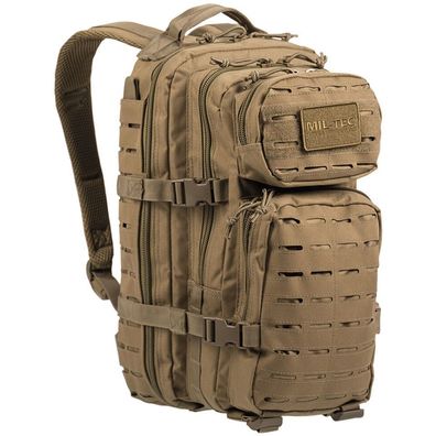 NEU Rucksack US Assault Pack SM Laser Cut coy für Camping Outdoor Survival Wald