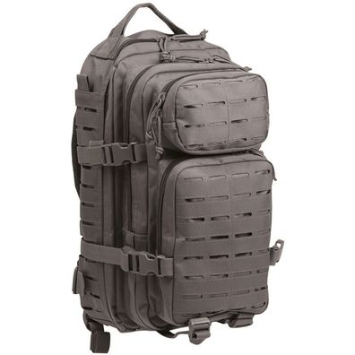 NEU Rucksack US Assault Pack SM Laser Cut grey für Camping Outdoor Survival