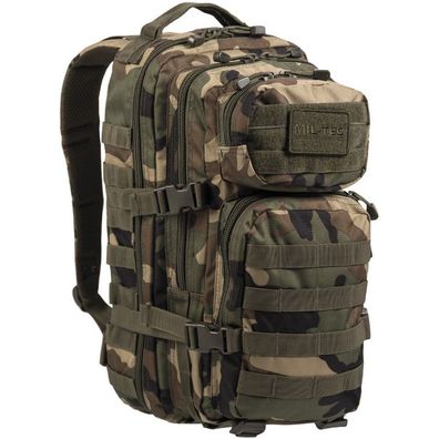 NEU Rucksack US Assault Pack woodland für Camping Outdoor Survival Bushcrafting