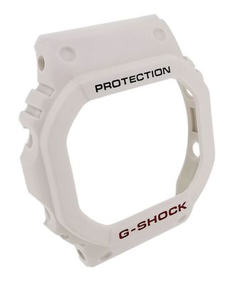 Casio G-Shock Herren Lünette Resin Bezel weiß > DW-5600TB-4ER DW-5600