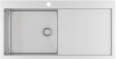 Gurari Edelstahlspüle LUN101 M-R 1000 x 510 mm Spüle Premium-Qualität