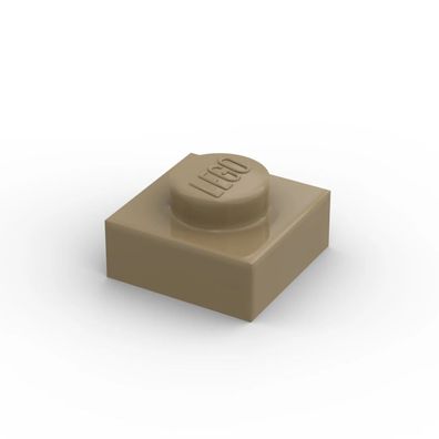 Platte Platte 1x1 plate 3024 dunkel beige dark tan