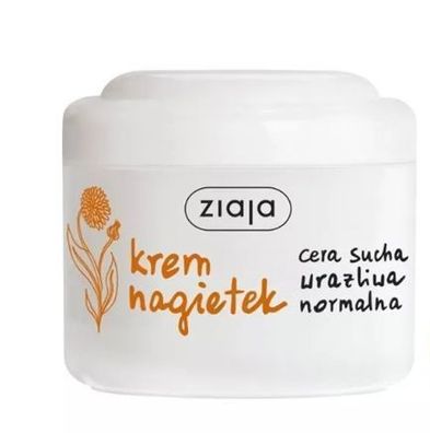 Ziaja Calendula-Creme 100 ml - Intensive Feuchtigkeit fuer weiche, geschmeidige H