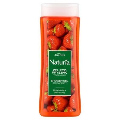 Joanna Naturia Erfrischendes Duschgel Erdbeere, 300 ml