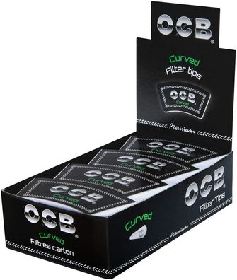 OCB CURVED Filter Tips 20 Heftchen mit je 32 Tips