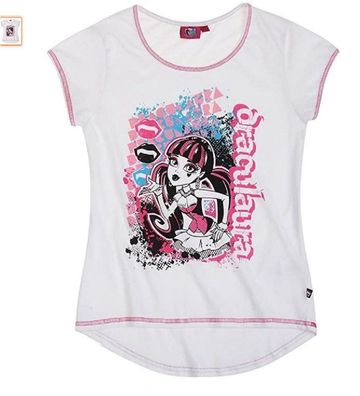 Monster High Mädchen T-Shirt Draculaura Gr. 158/164