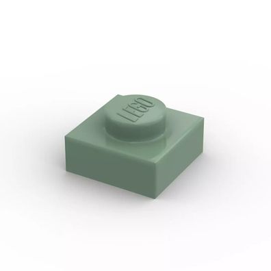 Lego Platte 1x1 plate 3024 sand grün green