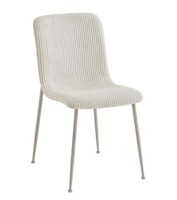 Bizzotto - Esszimmerstuhl Rinas 4er-Set mit Cordbezug, Beige