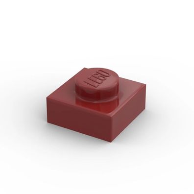 Platte Platte 1x1 plate 3024 dunkel dunkelrot dark red