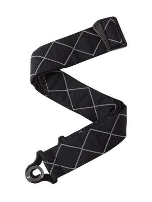 D'Addario Autolock Gitarrengurt 50BAL02 - schwarze Diamanten, gepolstert