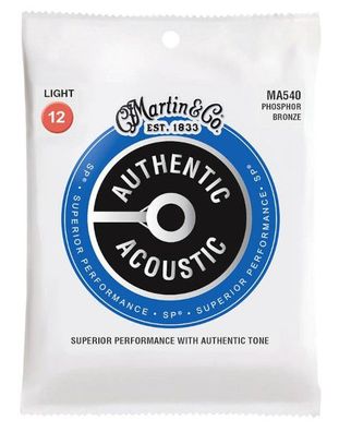 Martin Authentic MA540 Phosphor Bronze - light (012-054) - Gitarrensaiten