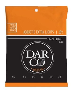 Martin Darco D510 - extra light (010-047) - Bronze - Saiten für Westerngitarre