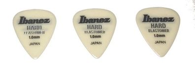 Ibanez Elastomer BEL14HD10 - 1,0 mm - hard - Plektren Picks (3 Stück)