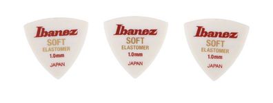 Ibanez Elastomer BEL8ST10 - 1,0 mm - soft - Plektren Picks (3 Stück)