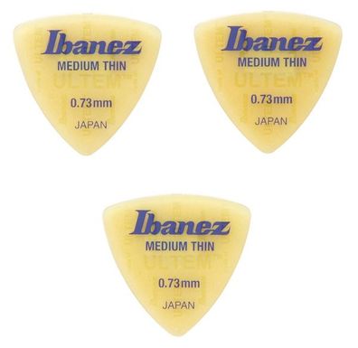 Ibanez Ultem BUL8MT073 - 0,73 mm - medium thin - 3 Stück - Plektren Pleks Picks