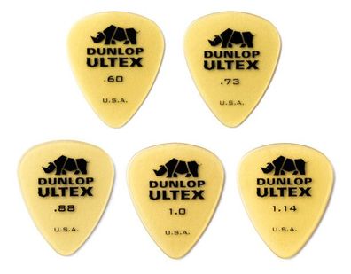 Dunlop Ultex Standard Plektren - gemischt (5 oder 10 Plektren)