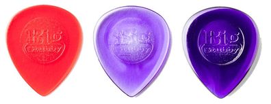 Dunlop Big Stubby Plektren - gemischt (3 oder 6 Stück)