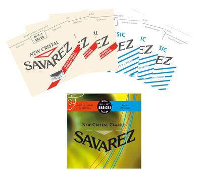Savarez 540CRJ New Cristal classic - normal/high tension - Satz oder Einzelsaiten