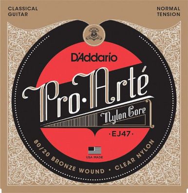 D'Addario EJ47 Pro-Arte 80/20 Bronze - normal - Saiten für Konzertgitarre