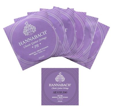 Hannabach 900MHT Silver 200 - medium/high tension - Satz oder Einzelsaiten