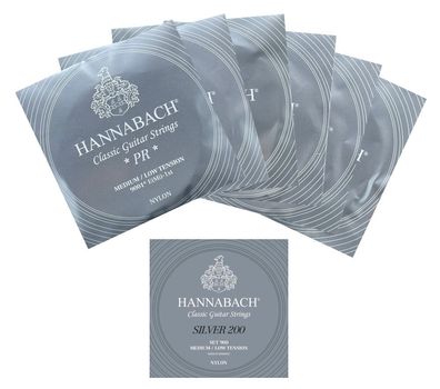 Hannabach 900MLT Silver 200 - medium/low tension - Satz oder Einzelsaiten
