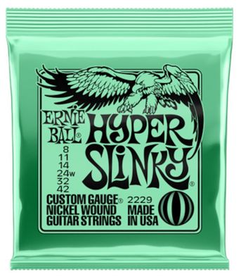 Ernie Ball 2229 Slinky Nickel - hyper (008-042) - Saiten für E-Gitarre