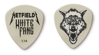 24x Dunlop Hetfield White Fang, 1,14 mm, Ultex, weiß