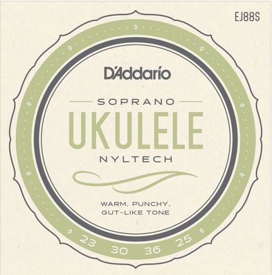 D'Addario EJ88S - Nyltech - Saiten für Sopranukulele