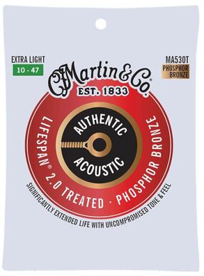 Martin MA530T - Lifespan 2.0 - Phosphor Bronze - extra light (010-047) - Saiten