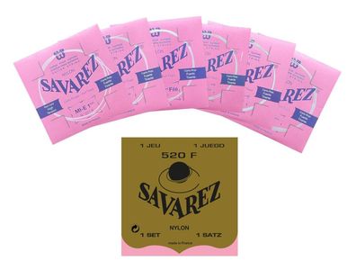 Savarez 520F - high - g3 wound - Gitarrensaiten - Satz oder Einzelsaiten