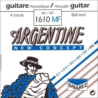 Savarez 1610MF Argentine Gyspy Jazz - light - Ball End
