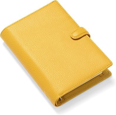 Filofax Finsbury Personal Planer Leder Mustard Agenda A6 Organizer 23 mm Ringe 022620