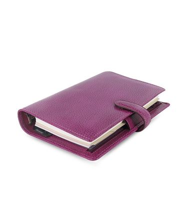 Filofax Finsbury Personal Planer Leder Raspberry Agenda A6 Organizer 23mm Ringe 25305