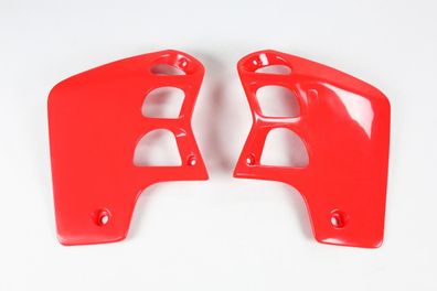 Tankverkleidung Kühlerschutz radiator scoops passt an Honda Cr 500 R 89-01 rot