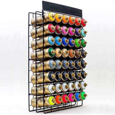 Sprühdosenregal Montana Studio Rack | 48 Dosen | 72x45x13cm | leer