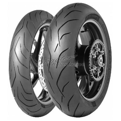 Motorradreifen Dunlop 190/55 R17 75W ZR Sportsmart MK3 TL hinten (75V 73W) | 93806