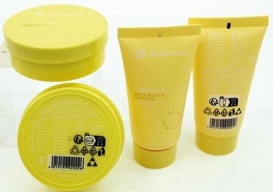 Biodamore Body Cream White Peach & Vanilla 50 ml -Reisegröße