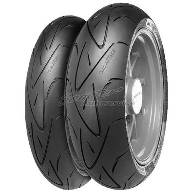 Motorradreifen Continental 190/55 R17 75W ZR ContiSportAttack TL TT hinten | 20064