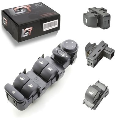 4x Fensterheber Schalteinheit Schalter vorne hinten für Citroen C4 LC Stufenheck