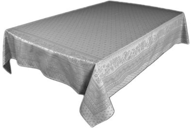 Jacquard Tischdecke Teflon Beschichtet Gartentischdecke Stoff Grau Provence