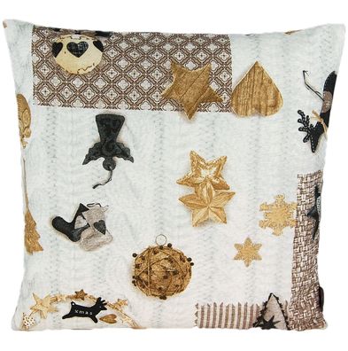 Hossner Nevada Kissenhülle 50x50 cm Weihnachten Kissenbezug Weihnachtsdeko
