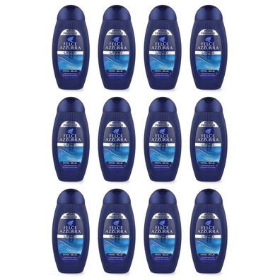 Paglieri Felce Azzurra Uomo Dusch-Shampoo Cool Blue 12 x 400 ml