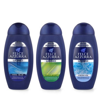 Paglieri Felce Azzurra Uomo Dusch-Shampoo Testpaket 3 x 400 ml