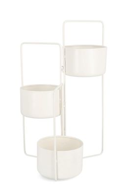Bizzotto - Blumenkasten Keyra aus Metall, Weiss