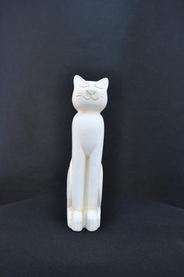 42cm XXL Design Katze Dekoration Figur Skulptur Acryl Deko Statue Figuren Neu